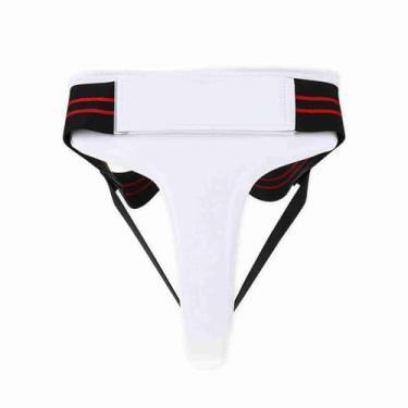 Imagem de Mulheres Taekwondo Groin Guard Boxe Karate Jockstrap Sanda Virilha Protetor de Alta Qualidade PU Couro Design Ergonômico Cobertura Óptima Ajuste Confortável para Treinamento de (L)