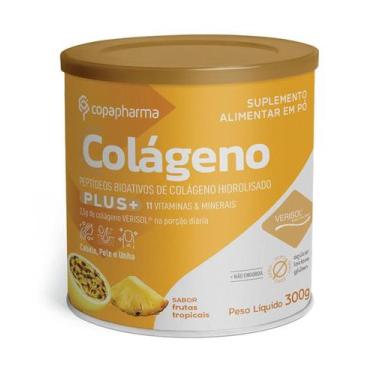 Imagem de Colágeno Hidrolisado Verisol 300g Pó Lata Frutas Tropicais - Copapharm