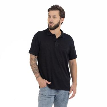 Imagem de Camisa Polo Masculina Malha Tricot Algodão Conforto