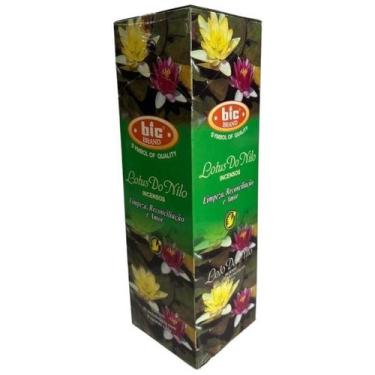 Imagem de Incenso Indiano Bic Lotus Do Nilo 25 Caixas Com 8 Varetas - Lua Místic
