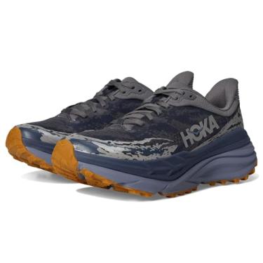 Imagem de HOKA Tênis masculino Stinson 7, Cinza satélite/Varsity Navy, 42
