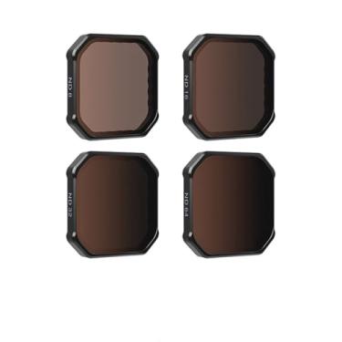 Imagem de XHSESA Kit de filtro de lente de câmera UV CPL ND para Insta360 Ace Pro/Pro 2, filtros polarizadores de redução de luz, com anel de amortecimento de silicone (ND8/ND6/ND32/ND64)