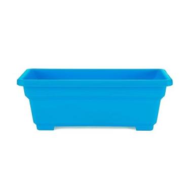 Imagem de Floreira Desli Vicenza Azul Claro 20cm