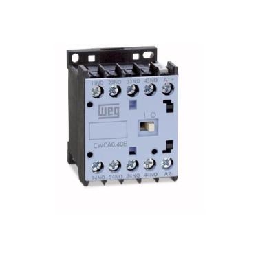 Imagem de Mini Contator Auxiliar Weg CWCA0-31 10A 3NA + 1NF 24VCC