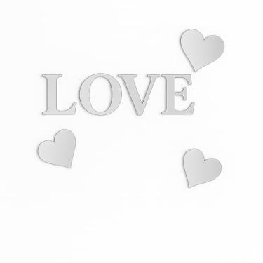 Imagem de BugyBagy Coleção de espelhos de parede de acrílico – Espelhos decorativos de plexiglass prateado – Decoração de parede moderna resistente a quebra e descasque para berçário, quarto e sala de estar