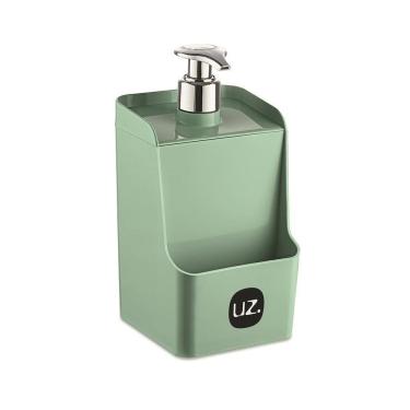 Imagem de Porta Detergente Slim Dispenser Suporte Esponja Uz Verde
