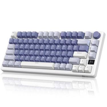 Imagem de Teclado para jogos sem fio RK ROYAL KLUDGE M75 com tela OLED