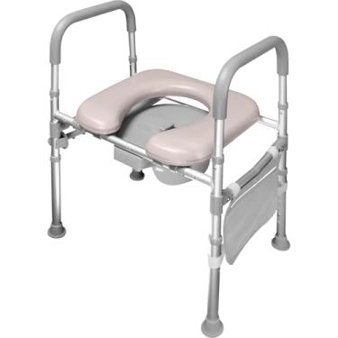 Imagem de JumboTIGER Cômoda de cabeceira de aço, assento padrão, estrutura dobrável resistente