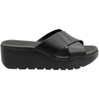 Imagem de Tamanco Slide Plataforma Moleca Tiras Cruzadas Feminino