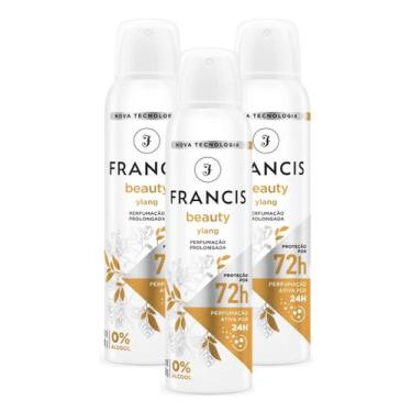 Imagem de Kit com 3 Desodorante Aerossol Francis Ylang 150ml