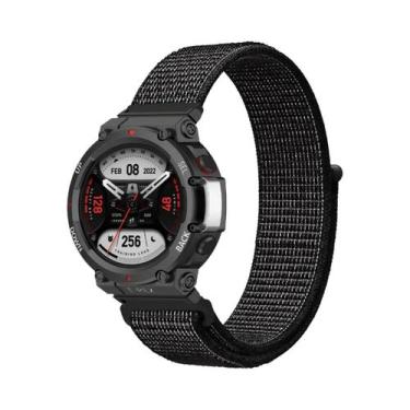 Imagem de Pulseira De Nylon Unissex Para Huami Amazfit T-REX 3/2 Smart Watch Ban