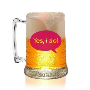 Imagem de Caneca Gel 400ml Personalizada Marry Me 2 Peças - Krystalon