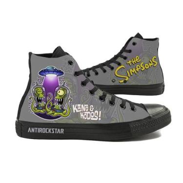 Imagem de Tênis AntiRockstar Kang Classic Chuck T High Top Unissex - Lightbek Of