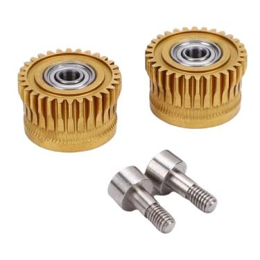 Imagem de Hyuduo Kit de Engrenagem de Extrusora DLC DLC Aço Endurecido Kit de Upgrade de Engrenagem de Acionamento de Aço Com Ni Prevo Batlefrop Profile para K1 K1C Ender-3 V3 3D Impressoras