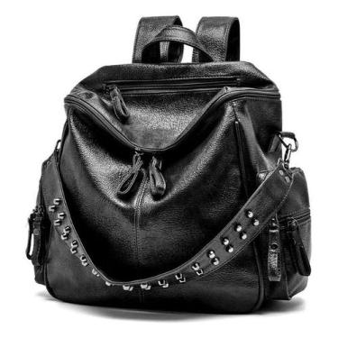 Imagem de Mochila Feminina Trabalho Bolsa Elegante Academia Espaçosa Fashion Cas