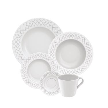 Imagem de Aparelho De Jantar Tramontina Ingrid Em Porcelana 20 Peças