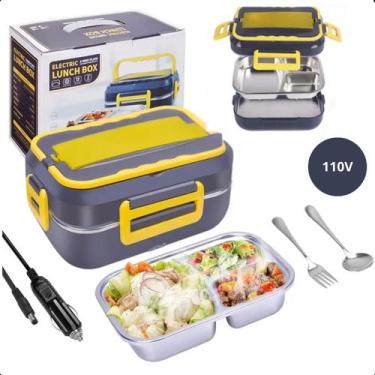 Imagem de Marmita Elétrica Inox Bivolt Para Veículo e Caminhão - ASAF