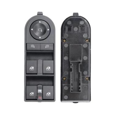 Imagem de Botão Do Interruptor De Controle De Vidro Elétrico Opel Astra H Zafira