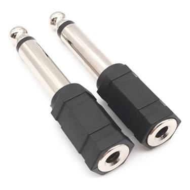 Imagem de Adaptador P2 Macho P/ P10 Fêmea Waver Áudio Som Profissional