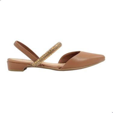 Imagem de Sapato Feminino Mississipi Salto Baixo Caramelo