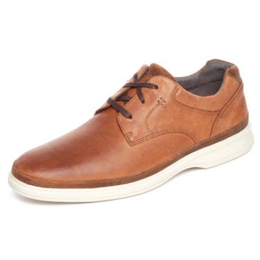 Imagem de Rockport Sapato Oxford Masculino Dressports 2 Go Plain Toe, Caramelo novo, 8.5 Wide
