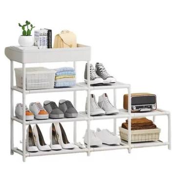 Imagem de Estante Escada Multiuso  Sapateira com 8 Prateleiras - UpCoisas