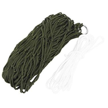 Imagem de Rede de Malha de Náilon Ao Ar Livre, Rede única Leve Com Corda Suspensa, Cadeira de Balanço Multifuncional para Piquenique-acampamento/leitura