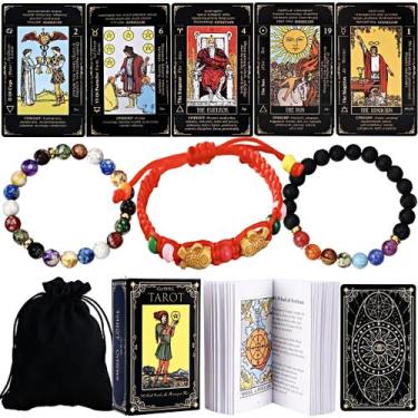 Imagem de Tarot Deck King's palace Rider Waite para iniciantes com guia