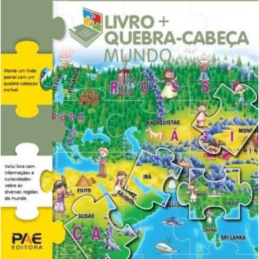 Imagem de Livro + Quebra-Cabeça Mundo - PAE EDITORA E DISTRIBUIDORA, 3