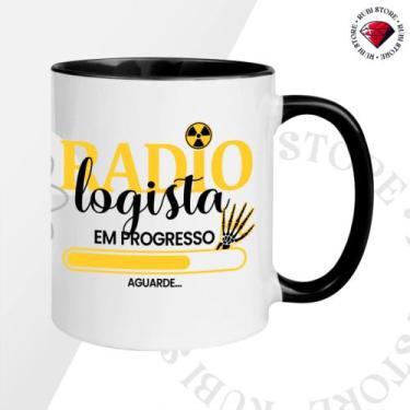 Imagem de Caneca de Cerâmica Mina Profissões Radiologia - Mina Store, Fundo Pret