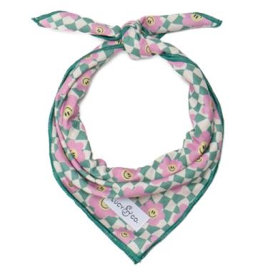 Imagem de Lucy & Co. Bandana – Acessório para filhotes de cachorro – Lavável na máquina – Bandana durável e confortável para cães. Bandana Just Chill