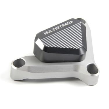 Imagem de Arashi Protetores deslizantes de motor sem corte para Ducati X-Diavel 1200 2016-2017, Diavel 1200 2010-2017, peças de acessórios de motocicleta cinza