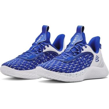 Imagem de Under Armour Tênis de basquete unissex adulto Curry Flow 9 Team, Branco real, 48