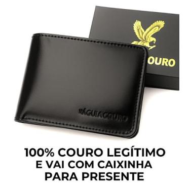 Imagem de Carteira Masculina de Couro Legítimo - Águia Couro
