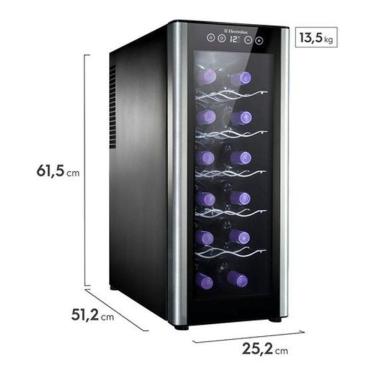Imagem de Adega Climatizada Painel Touch 12 Garrafas Electrolux Acb121