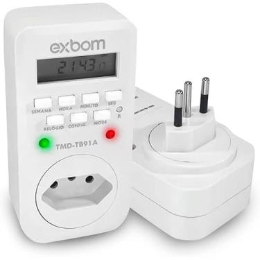 Imagem de Timer Temporizador Digital Programável Biv C/Plugue Tomada