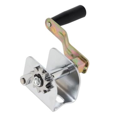 Imagem de KVMORZE Tensor de manivela, dispositivo de tensão de manivela de reposição com alça longa destacável carretel de poste de tênis, acessórios de enrolador de poste de tênis para vôlei ao ar livre