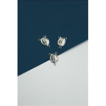 Imagem de Pingente Religioso 3 Saídas Nossa Senhora de Fátima Aço Inox - 01 Unid