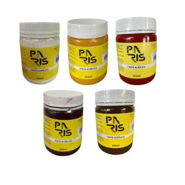 Imagem de Kit Retratos e Pele Natural Tinta Acrílica Artística Paris 250ml