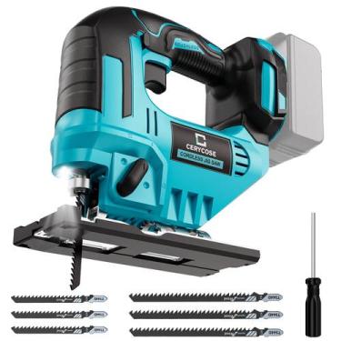 Imagem de Jigsaw Cerycose compatível com bateria Makita 18V sem escova