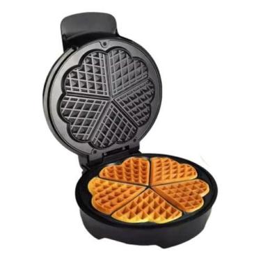 Imagem de Máquina De Fazer Waffle Panqueca Bak 110v, Preto, 110V