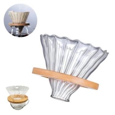 Imagem de Coador Café Individual Reutilizável de Vidro para Filtro 102 Com Supor