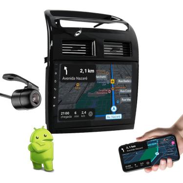 Imagem de Multimídia 9 Android Linea 2008 Até 2014 Android Auto Carplay Sem Fio + Câmera De Ré