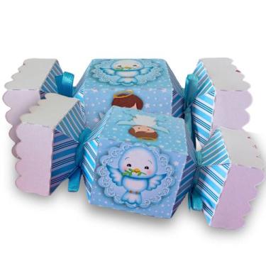 Imagem de Kit 30 Lembrancinhas Decoração Festa fácil Especial para Batizado Caix
