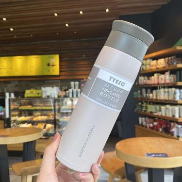 Imagem de Copo Térmico Portátil de Aço Inox Anti-Vazamento 500ML