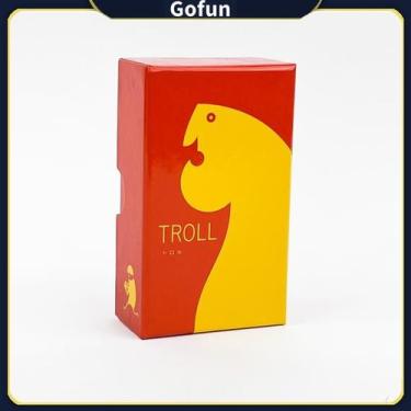 Imagem de Jogo de tabuleiro TROLL Oink Family Party Game com gemas e fichas