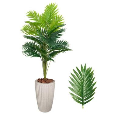 Imagem de Planta Artificial Palmeira com Vaso Polietileno Cone Romano - FlorImp