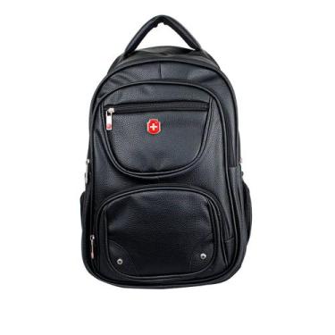Imagem de Mochila Executiva Swissland em PU Preto - YINS, Preto, Único