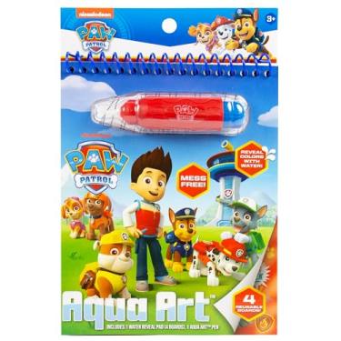 Imagem de Paw Patrol Aqua Art, Includes 4 Reusable Pages of Water Art & Water Pen, Color with Water Book, Water Reveal Activity Book, Paint with Water Books, Water Doodle Book, Reusable No-Mess Art Book