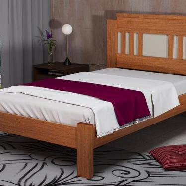 Imagem de Cama de Solteiro 100% Mdf 117x95,8cm Marina - Carmolar